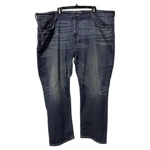 Denver‎ Hayes men's flextech dark blue distressed jeans 44x32